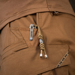 Șnur Lanyard Zeus M-Tac din Oțel Inoxidabil - Coyote