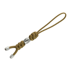 Șnur Lanyard Zeus M-Tac din Oțel Inoxidabil - Coyote