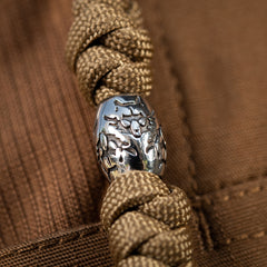 Șnur Lanyard Zeus M-Tac din Oțel Inoxidabil - Coyote