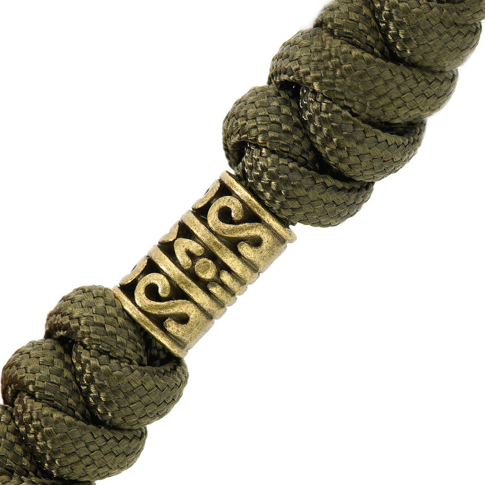 Șnur Lanyard Zeus M-Tac - Olive, Extensie Rapidă Cuțit