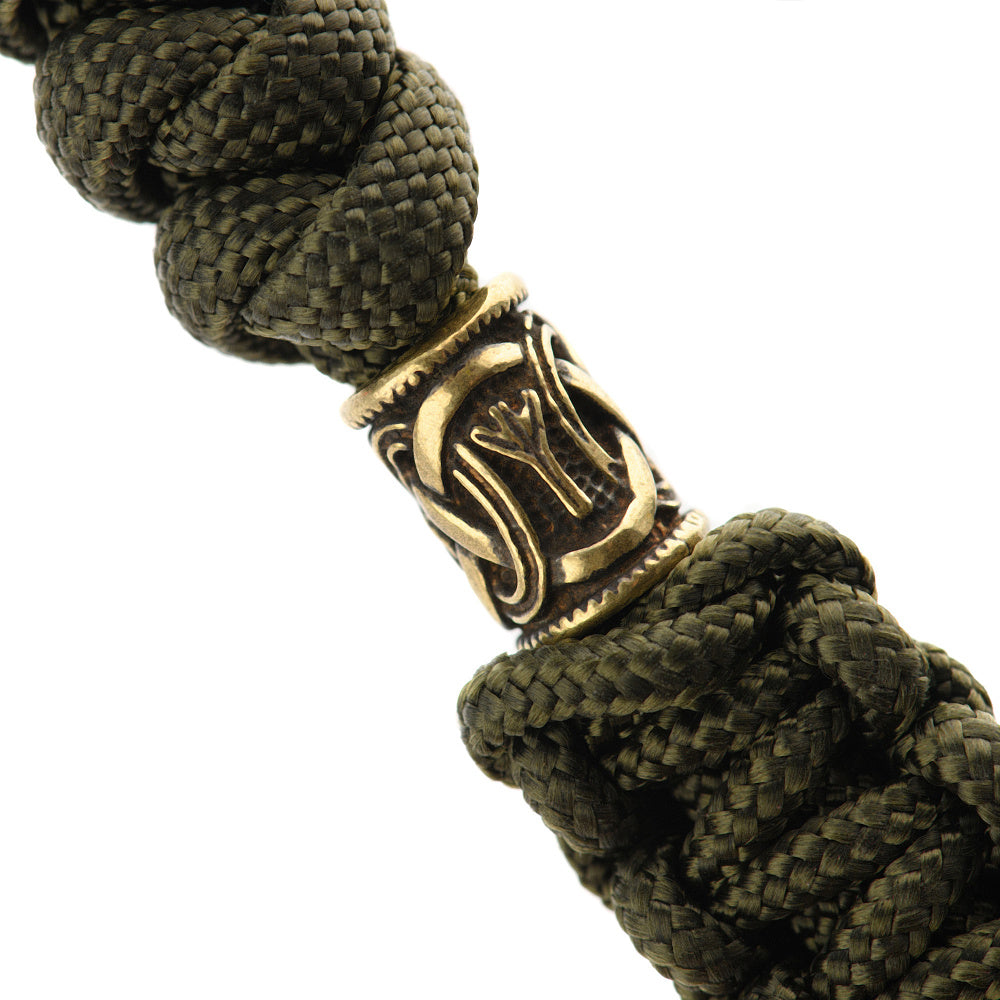 Șnur Paracord Loopy Snake M-Tac - Olive, pentru Briceag/Cuțit