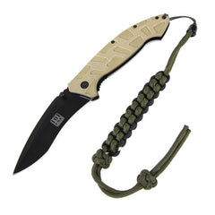 Șnur Tactic Knife Cord cu Kevlar #4 Negru/Verde - Acces Rapid & Durabilitate Absolută