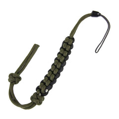 Șnur Tactic Knife Cord cu Kevlar #4 Negru/Verde - Acces Rapid & Durabilitate Absolută