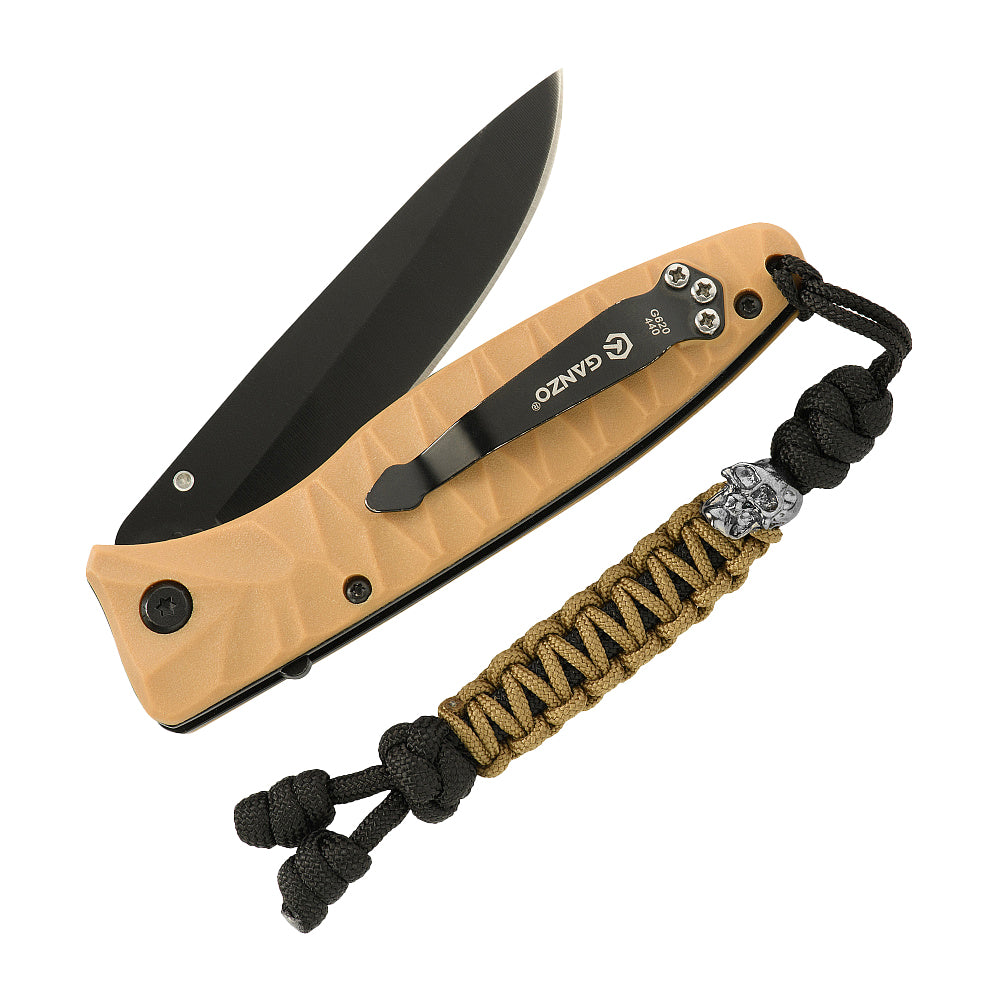 Șnur Tactic Loopy Snake Skull M-Tac - Negru/Coyote
