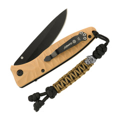 Șnur Tactic Loopy Snake Skull M-Tac - Negru/Coyote