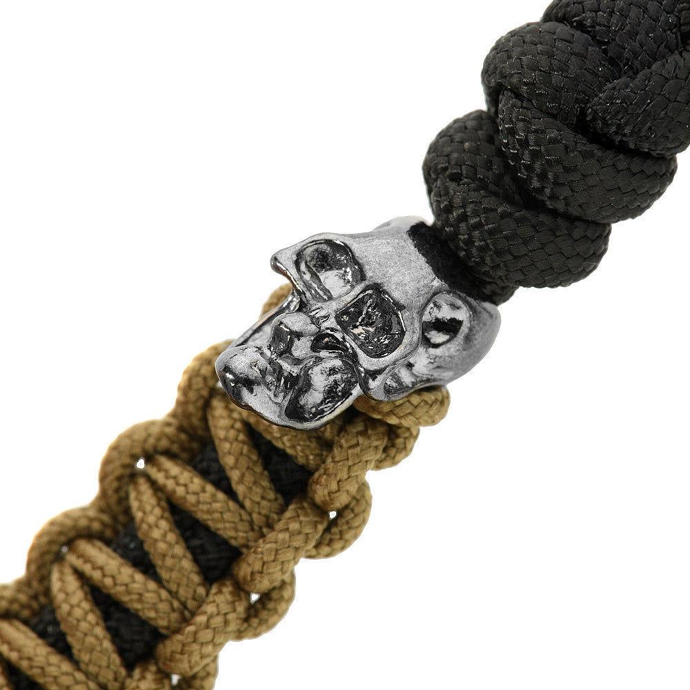 Șnur Tactic Loopy Snake Skull M-Tac - Negru/Coyote