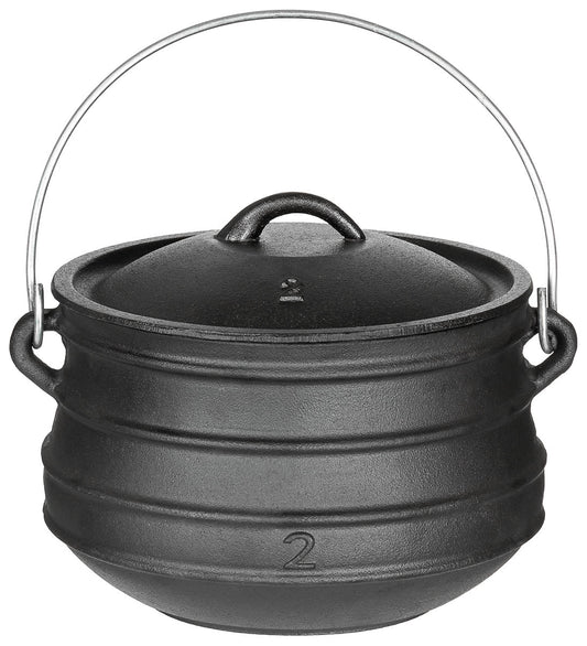 Oală Fontă Neagră FoxOutdoor - 5L, 6.5kg