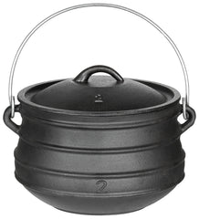 Oală Fontă Neagră FoxOutdoor - 5L, 6.5kg