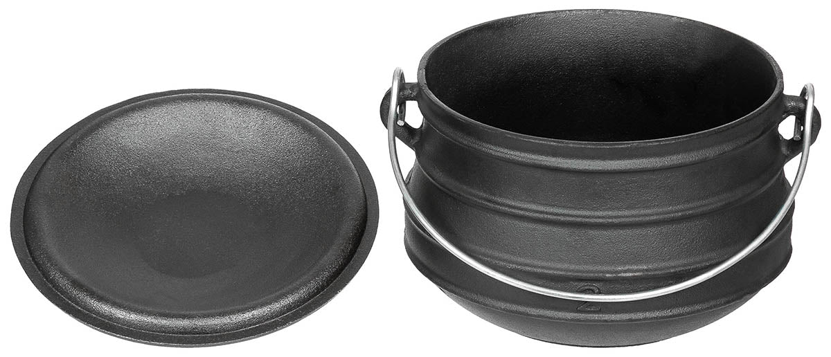 Oală Fontă Neagră FoxOutdoor - 5L, 6.5kg