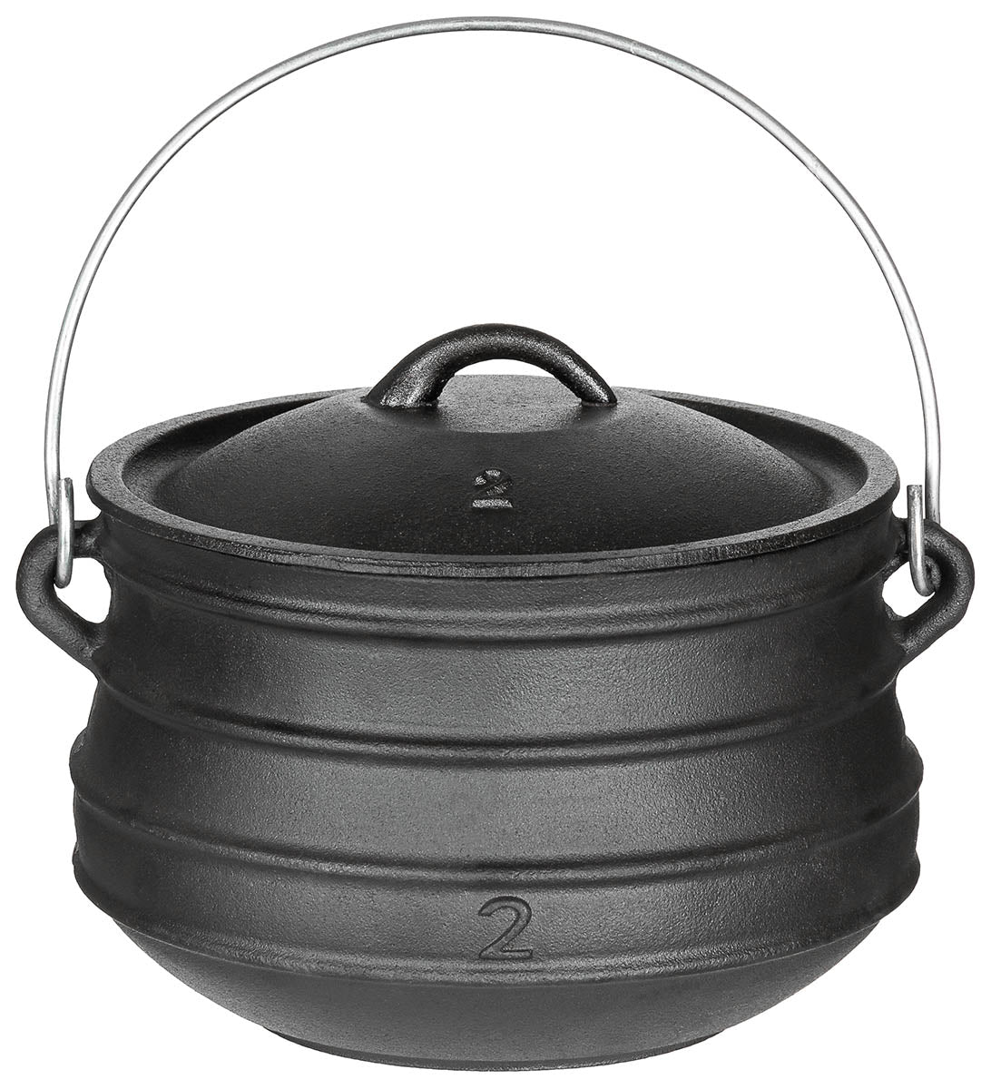 Oală Fontă Neagră FoxOutdoor - 5L, 6.5kg