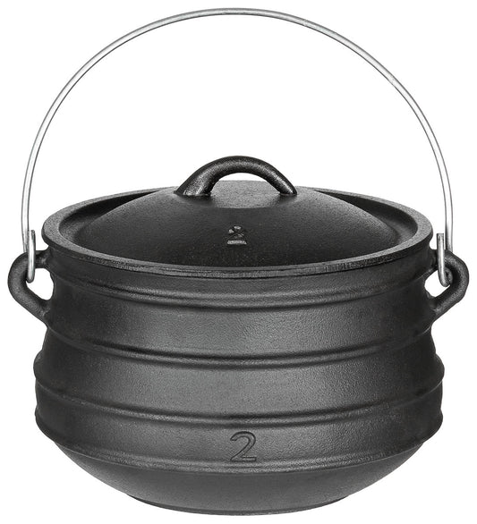 Oală Fontă Neagră FoxOutdoor - 5L, 6.5kg