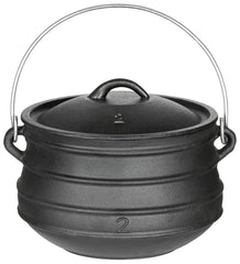 Oală Fontă Neagră FoxOutdoor - 5L, 6.5kg
