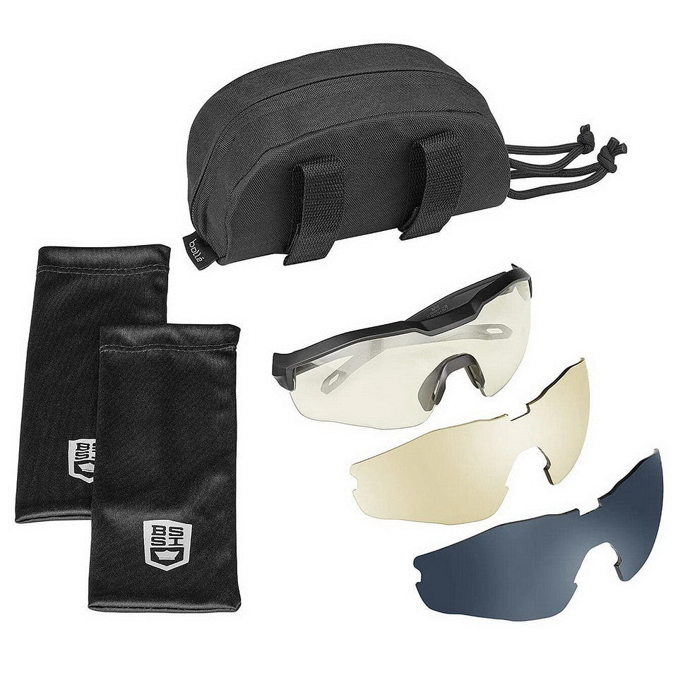 Ochelari Balistici Bollé MY6 Kit Clear/Copper/Smoke - Protecție Adaptabilă