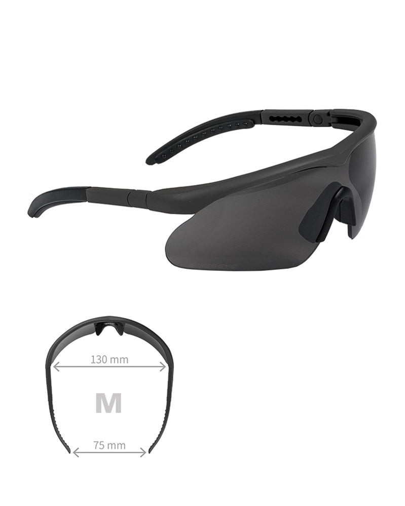 Ochelari de Protecție Swiss Eye Raptor – 3 Lentile Interschimbabile, Negru