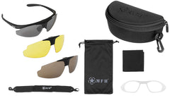 Ochelari de Soare Hawk Negru MFH - Lentile interschimbabile, UV 400