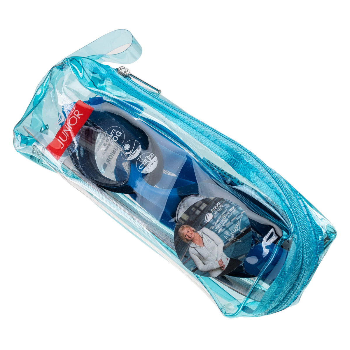 Ochelari de Înot Copii Foky JR Aquawave Albaștri – Anti-ceață, Protecție UV - poza 3