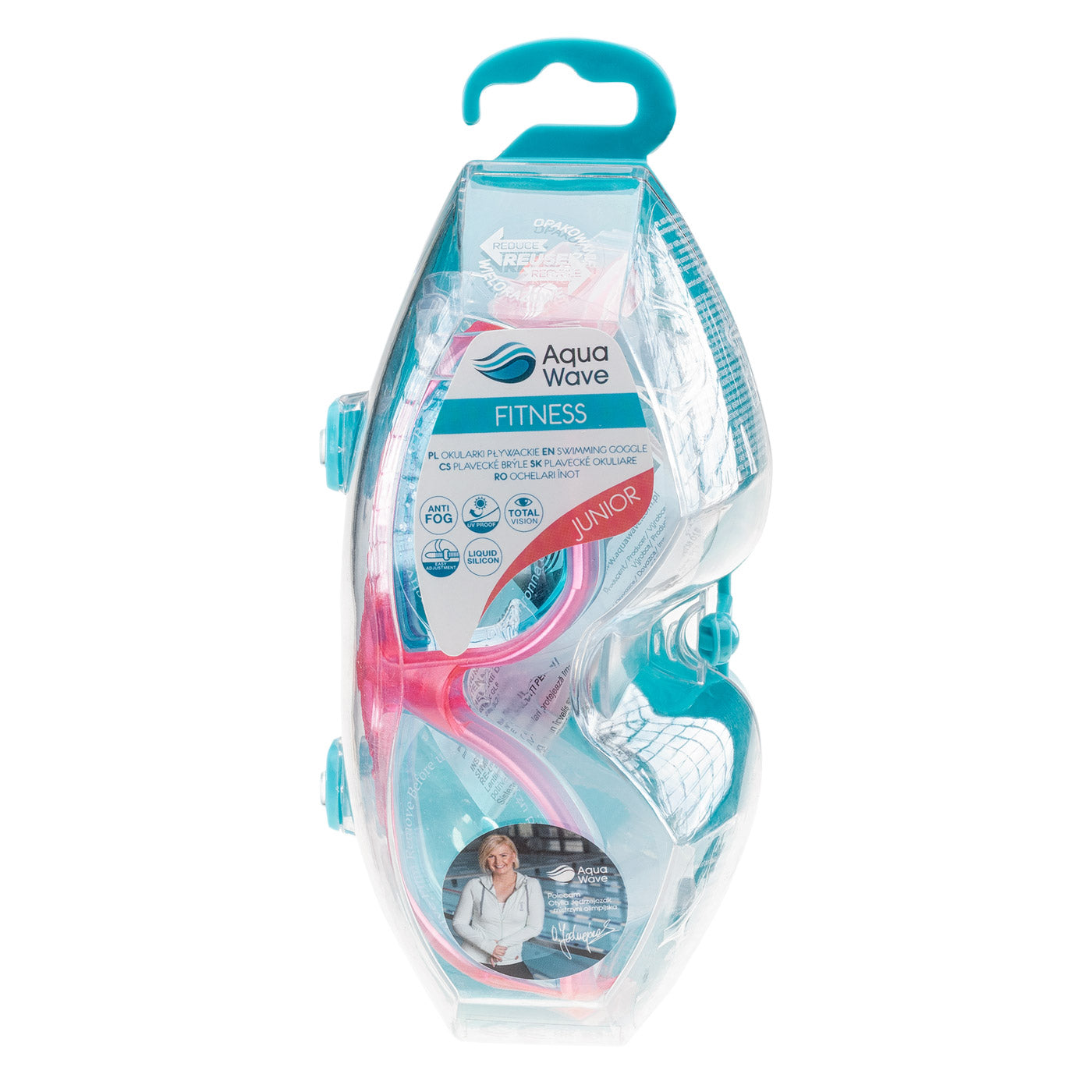 Ochelari înot Copii MAVERIC JR AQUAWAVE - Antifog, Protecție UV - 3