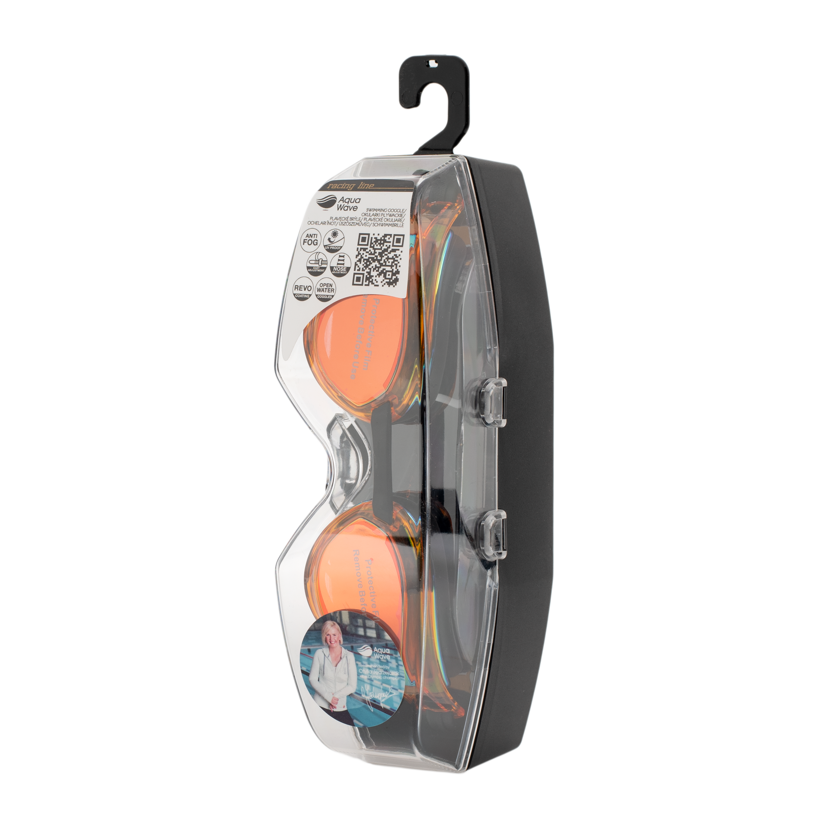 Ochelari Înot STORM RC AQUAWAVE - Vedere Totală, Anti-UV, Antifog - 9
