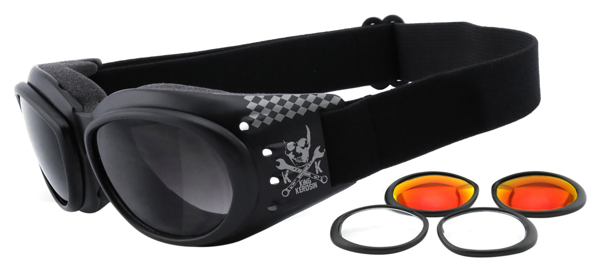 Ochelari Moto KK175 King Kerosin - Protecție UV & Anti-șoc