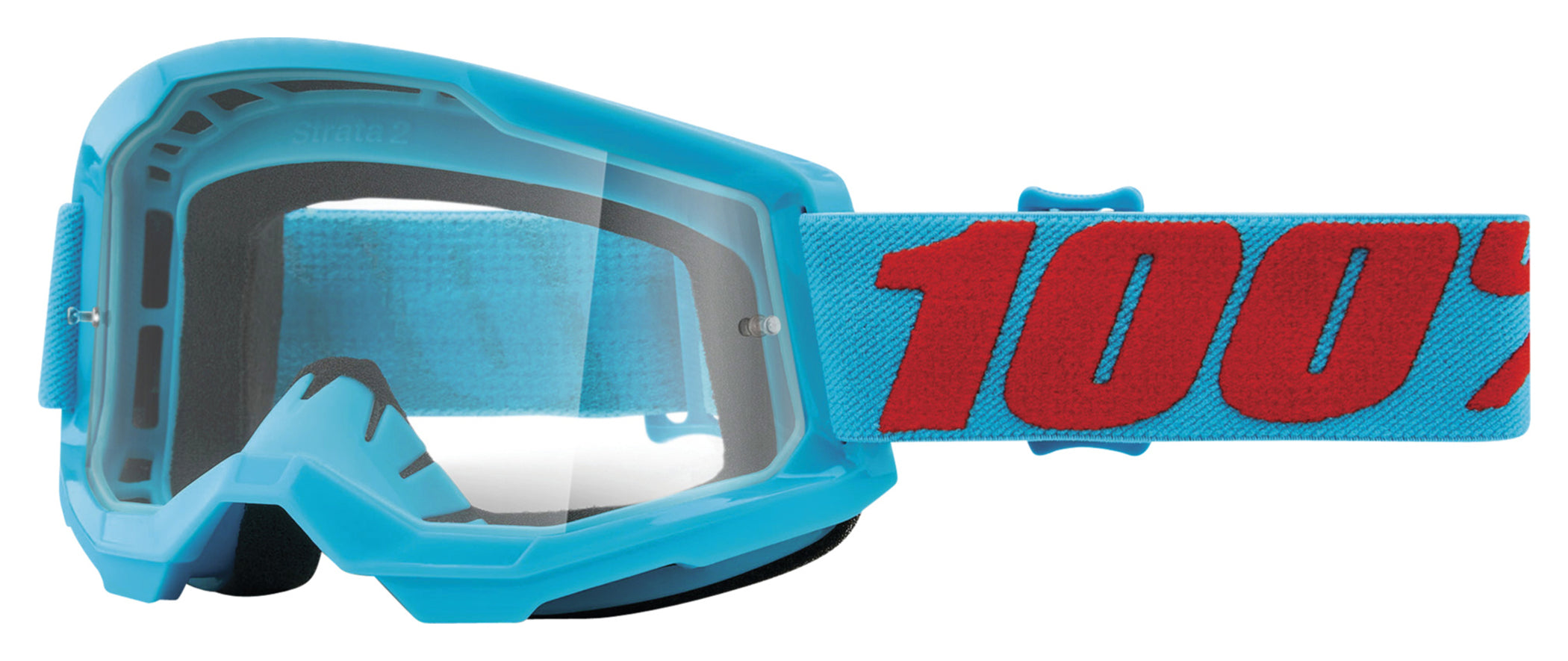 Ochelari Moto Strata 2 Summit 100% - Vizibilitate Clară, Confort Maxim
