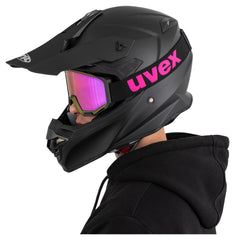 Ochelari Motocross Pyro FM Uvex - Câmp Vizual Extins, Anti-Ceață