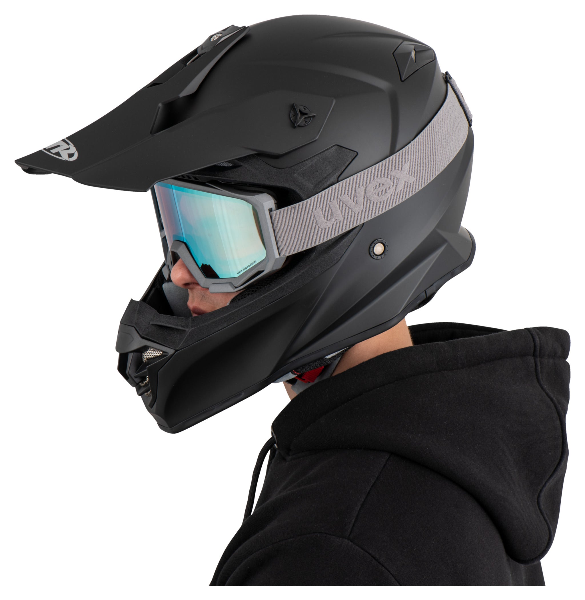 Ochelari Motocross Uvex Pyro FM - Câmp Vizual Larg, Anti-Ceață