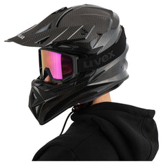 Ochelari Motocross Uvex Pyro FM - Câmp Vizual Larg, Anti-Ceață