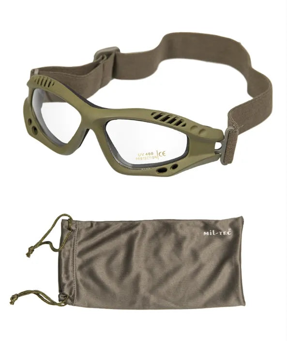 Ochelari OD Commando Air Pro Clear – Ventilație Tactică, Claritate Maximă și Protecție Fiabilă