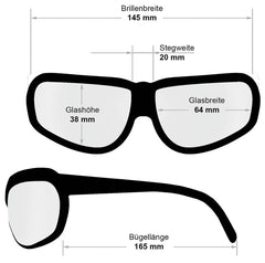 Ochelari Protecție Sport KHS Negru - Anti-Ceață, UV 400