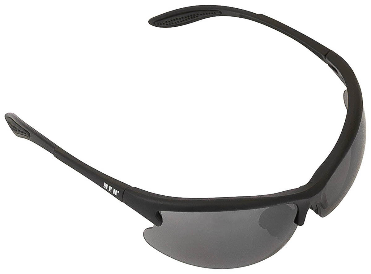 Ochelari Sport Strike Negru MFH - Lentile Interschimbabile, Protecție UV 400