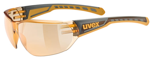 Ochelari Sport Uvex Equate - Lentile Portocalii, Protecție UV