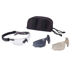 Ochelari Tactic Bollé Combat Kit Platinum Negru Bollé - Protecție Balistică Versatilă