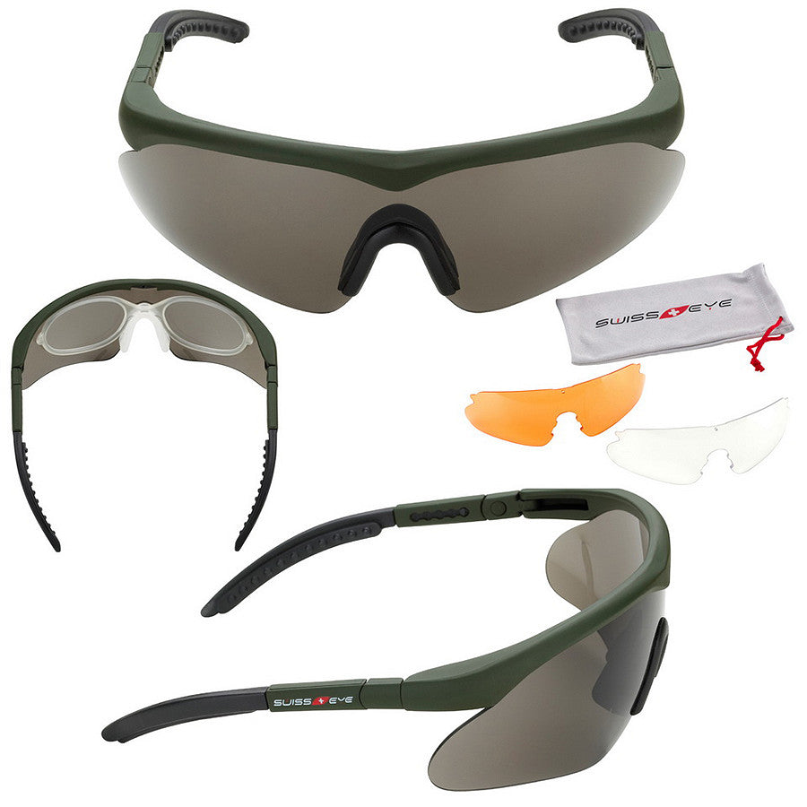 Ochelari Tactic Raptor #10163 Verde SwissEye - Protecție Optică Inegalabilă
