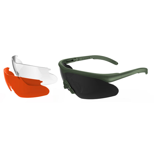 Ochelari Tactic SwissEye Raptor Pro Verzi - Protecție Supremă