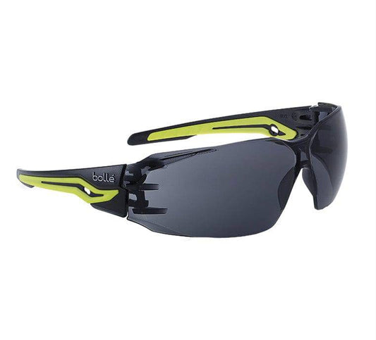 Ochelari Tactici Bollé® 'SILEX+' Negru/Galben – Protecție Extinsă, Claritate Panoramică și Flexibilitate Totală