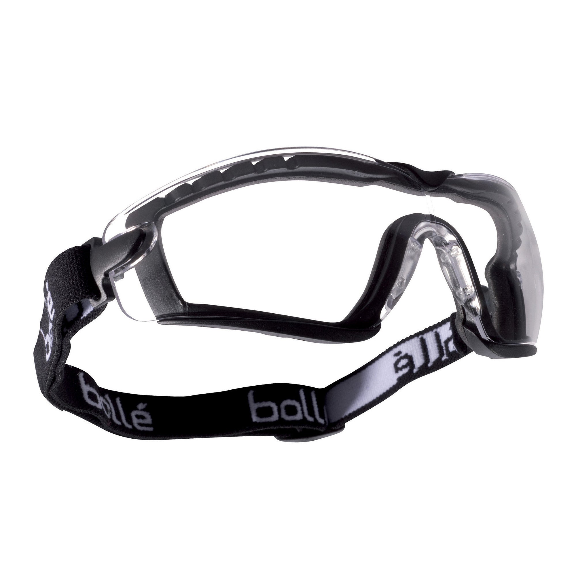 Ochelari Tactici Cobra Negru Bollé - Viziune Panoramică & Protecție Adaptabilă