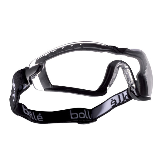 Ochelari Tactici Cobra Negru Bollé - Viziune Panoramică & Protecție Adaptabilă