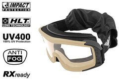 Ochelari Tactici KHS Khaki - Lentile HLT®, Anti-ceață