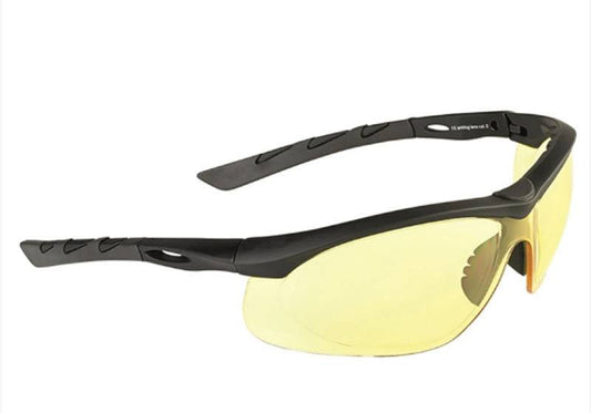 Ochelari Tactici Swiss Eye® LANCER Yellow – Claritate Sporită în Lumină Scăzută, Protecție Balistică și Compatibilitate Tactică