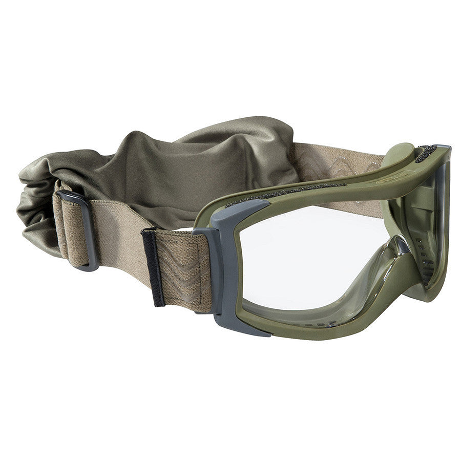 Ochelari Tactici X1000 Clear Platinum Verde Bollé - Protecție Ballistică Supremă
