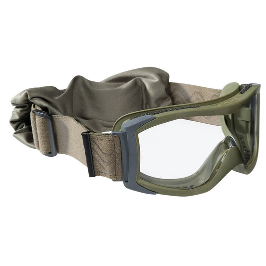 Ochelari Tactici X1000 Clear Platinum Verde Bollé - Protecție Ballistică Supremă