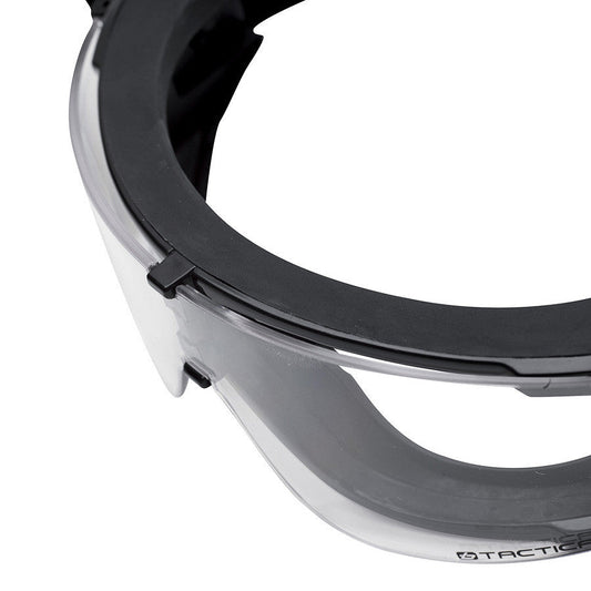 Ochelari Tactici X800 Clear Platinum Negru Bollé - Protecție Extremă Ventilație Perfectă