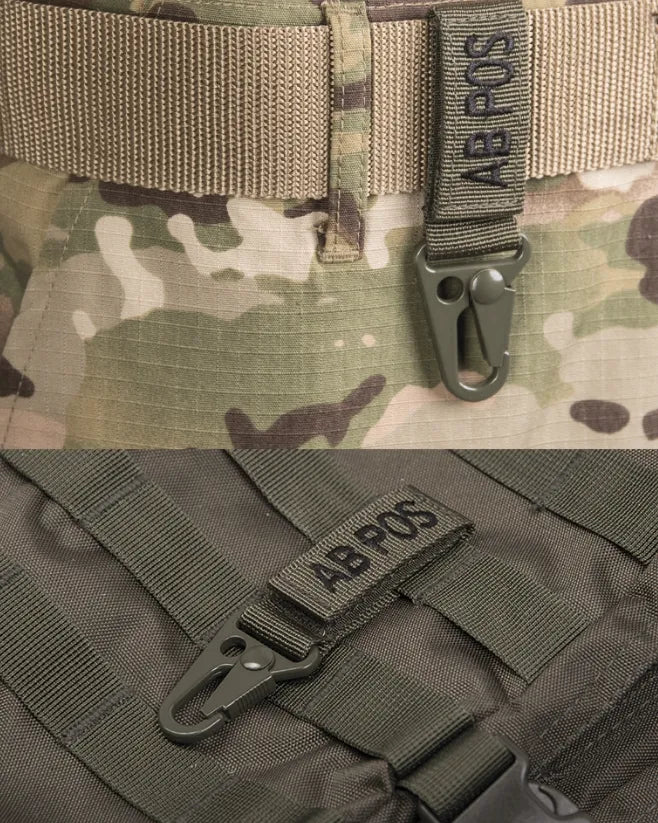 OD Tactical Keyholder – Grupa Sanguină AB Pozitiv (Set 5 bucăți)