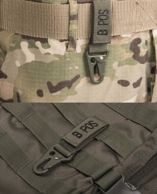 OD Tactical Keyholder – Grupa Sanguină B Pozitiv (Set 5 bucăți)