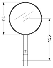 Oglindă Ghidon Grand Tracker Puig - Stil Retro, Anti-orbire