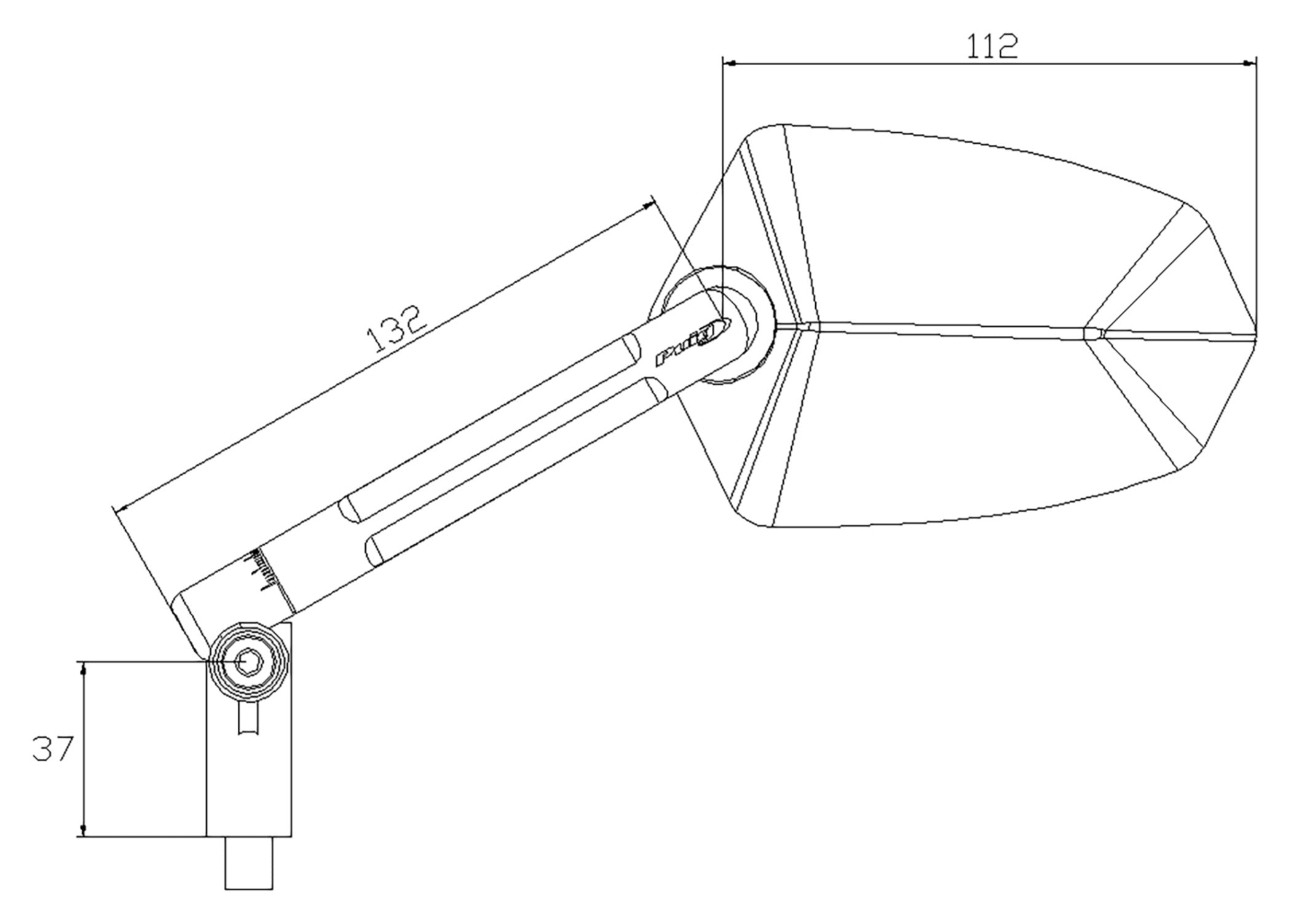 Oglindă Ghidon GT.1 Puig - Design Exclusivist, E-aprobat