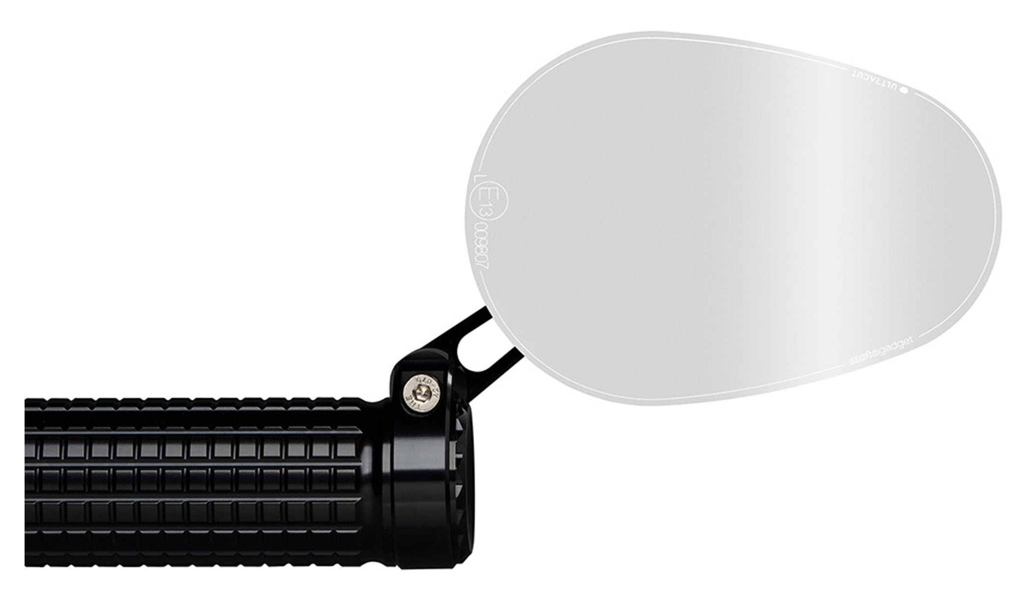 Oglindă Ghidon mo.view club 60 flip motogadget - Design Fără Ramă, E-aprobată