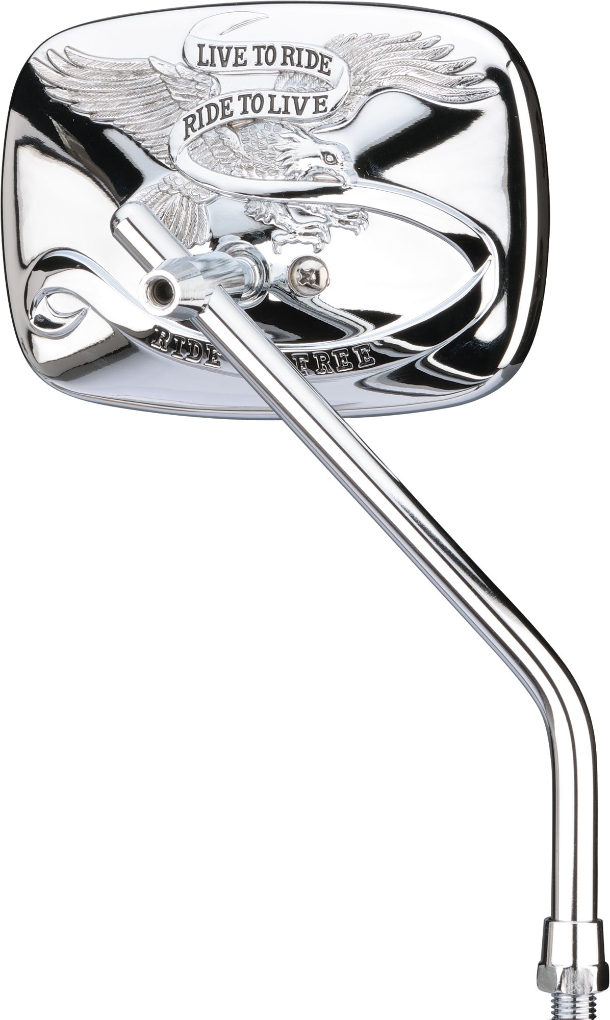 Oglindă Moto Eagle Crom Louis - Design Clasic, Anti-Orbire