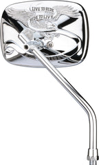 Oglindă Moto Eagle Crom Louis - Design Clasic, Anti-Orbire