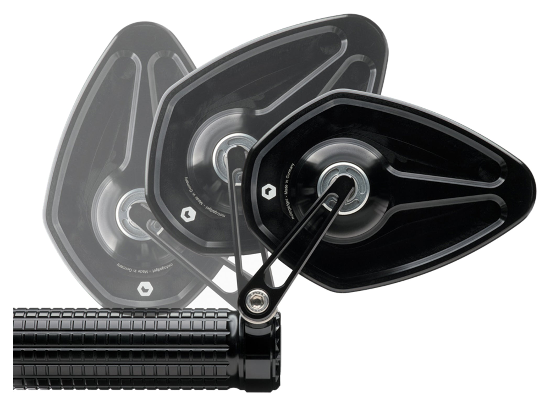 Oglindă Motocicletă mo.view Sport 60 Flip motogadget - Fără Sticlă, Pliabilă